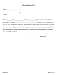 Form 85-02-2-10A Well Plugging and Surface Restoration Bond - New York, Page 2