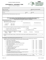 Form 85-16-5-10B Environmental Assessment Form - New York