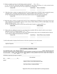 Ll.m. Certificate of Attendance Form for Compliance With Court Rule 520.6 (B) (3) - New York, Page 2