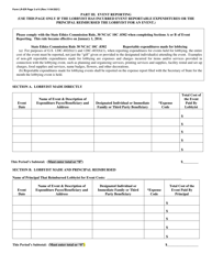 Form LR-ER Lobbyist Monthly Expense Report - North Carolina, Page 3