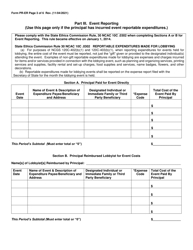 Form PR-ER Monthly Principal Expense Report Form - North Carolina, Page 3