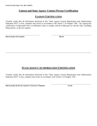 Form SAL-RAS State Agency Liaison Registration and Authorization Statement - North Carolina, Page 3