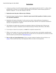 Form LGL-RAS Local Government Liaison Registration and Authorization Statement - North Carolina, Page 4