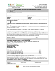 Application for High Volume Breeder License - Ohio, Page 4