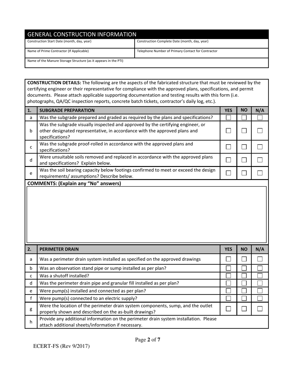 ODA Form ECERT-FS - Fill Out, Sign Online and Download Fillable PDF ...