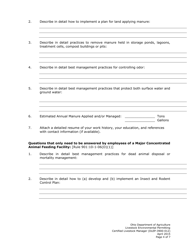 Form DLEP-3900-012 Certified Livestock Manager Application Form - Ohio, Page 4