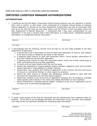 Form DLEP-3900-013 Certified Livestock Manager Renewal Application Form - Ohio, Page 3