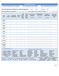 Appendix 8-4 Measles Surveillance Worksheet, Page 2