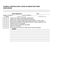 Example Construction/Cover-Up Inspection Form - Ohio, Page 10