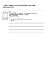 Example Construction/Cover-Up Inspection Form - Ohio, Page 6