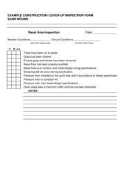 Example Construction/Cover-Up Inspection Form - Ohio, Page 8