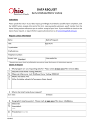 Document preview: Form HEA8042 Data Request - Early Childhood Home Visiting - Ohio