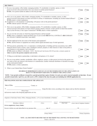 Form DLC4176 Application for B Class Distributor Permit - Ohio, Page 2