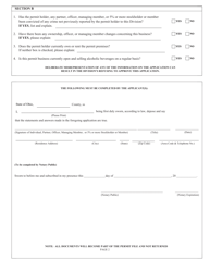 Form DLC4258 Duplicate Bar Application - Ohio, Page 2