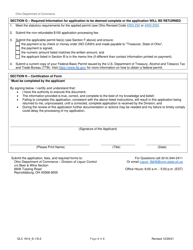 Form DLC1614_S-1/S-2 Application for S-1 or S-2 Permit - Ohio, Page 4