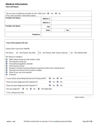 Form HEA0172 Ryan White Part B Program Application - Ohio, Page 13