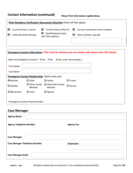 Form HEA0172 Ryan White Part B Program Application - Ohio, Page 3