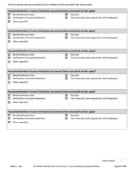 Form HEA0172 Ryan White Part B Program Application - Ohio, Page 9