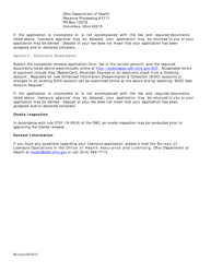 Form HEA8010 Hospice Care Program Licensure Renewal Application - Ohio, Page 2
