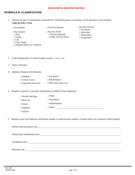 Form HEA1908 New Hospital Registration Form - Ohio, Page 2