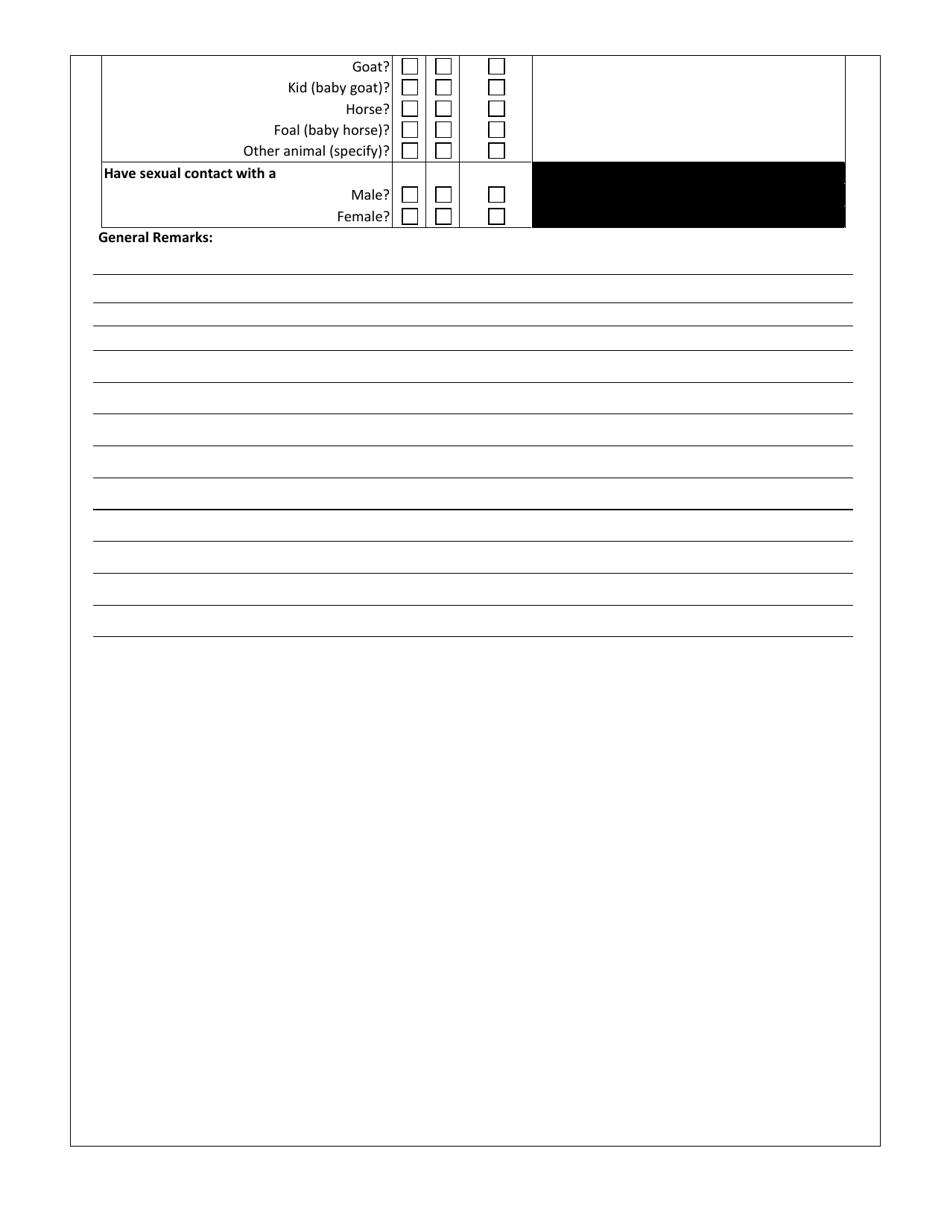Cryptonet Case Investigation Form for Cryptosporidiosis Cases, Page 3