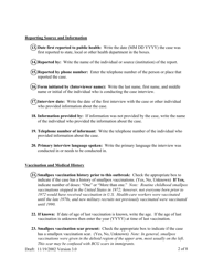 Form 1 Smallpox Post-event Surveillance Form - Ohio, Page 4