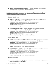 Form 1 Smallpox Post-event Surveillance Form - Ohio, Page 8