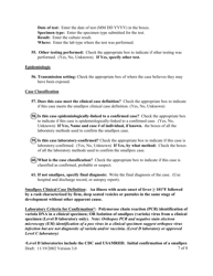 Form 1 Smallpox Post-event Surveillance Form - Ohio, Page 9