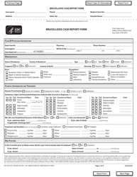 Form CDC52.25 Brucellosis Case Report Form, Page 3