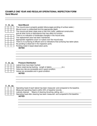 Example One Year and Regular Operational Inspection Form - Ohio, Page 7