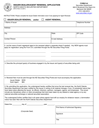 Form S-6 (SFN51532) &quot;Issuer-Dealer/Agent Renewal Application&quot; - North Dakota