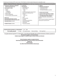 Formulario Como Parte Del CDC Contra La Listeria (Spanish), Page 5