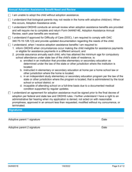 Form 04AN001E (DCFS-54) Adoption Assistance Application - Oklahoma, Page 8