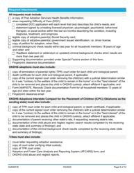 Form 04AN001E (DCFS-54) Adoption Assistance Application - Oklahoma, Page 9