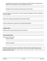 Form 06MP032E Capacity Assessment - Oklahoma, Page 4