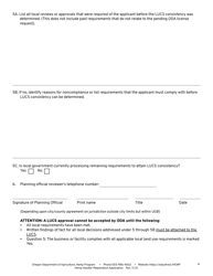 Hemp Handler License Application - Oregon, Page 6