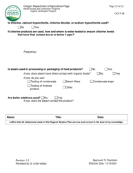 Form OCP.F.06 Handler Organic System Plan - Oregon, Page 12