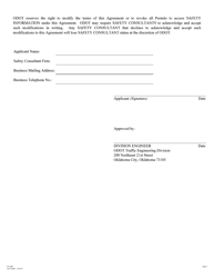 Form TE-3000 Consultant User Permit - Oklahoma, Page 4