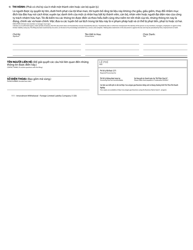 Amendment/Withdrawal - Foreign Limited Liability Company - Oregon (English/Vietnamese), Page 2
