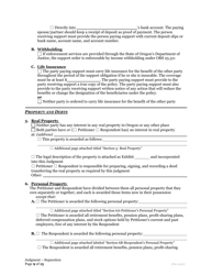 General Judgment of Separation of Marriage/Rdp With Children - Oregon, Page 9