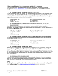 Small Claims Instructions for in-Custody Plaintiffs - Oregon, Page 3