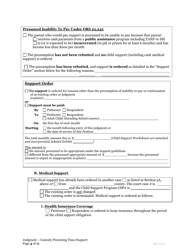 General Judgment of Custody and Parenting Time and Child Support - Oregon, Page 4