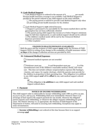 General Judgment of Custody and Parenting Time and Child Support - Oregon, Page 5