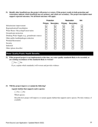 Point Source Project Loan Application (Design and Construction Projects) - Oregon, Page 10