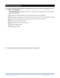 &quot;Nonpoint Source Project Loan Application (Design and Construction Projects)&quot; - Oregon, Page 13