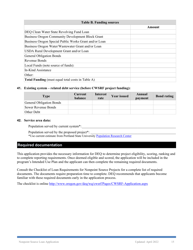 &quot;Nonpoint Source Project Loan Application (Design and Construction Projects)&quot; - Oregon, Page 15