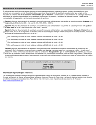Formulario 3900-S Solicitud De Certificado De Sordera Para La Exencion De Matricula - Texas (Spanish), Page 2