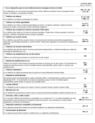 Formulario 3906-S Solicitud Para El Programa De Asistencia Con Telecomunicaciones Especializadas (Stap) - Texas (Spanish), Page 3
