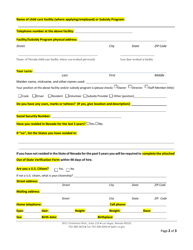 Consent and Release Form for Fingerprinting and Criminal History Review - Nevada, Page 2