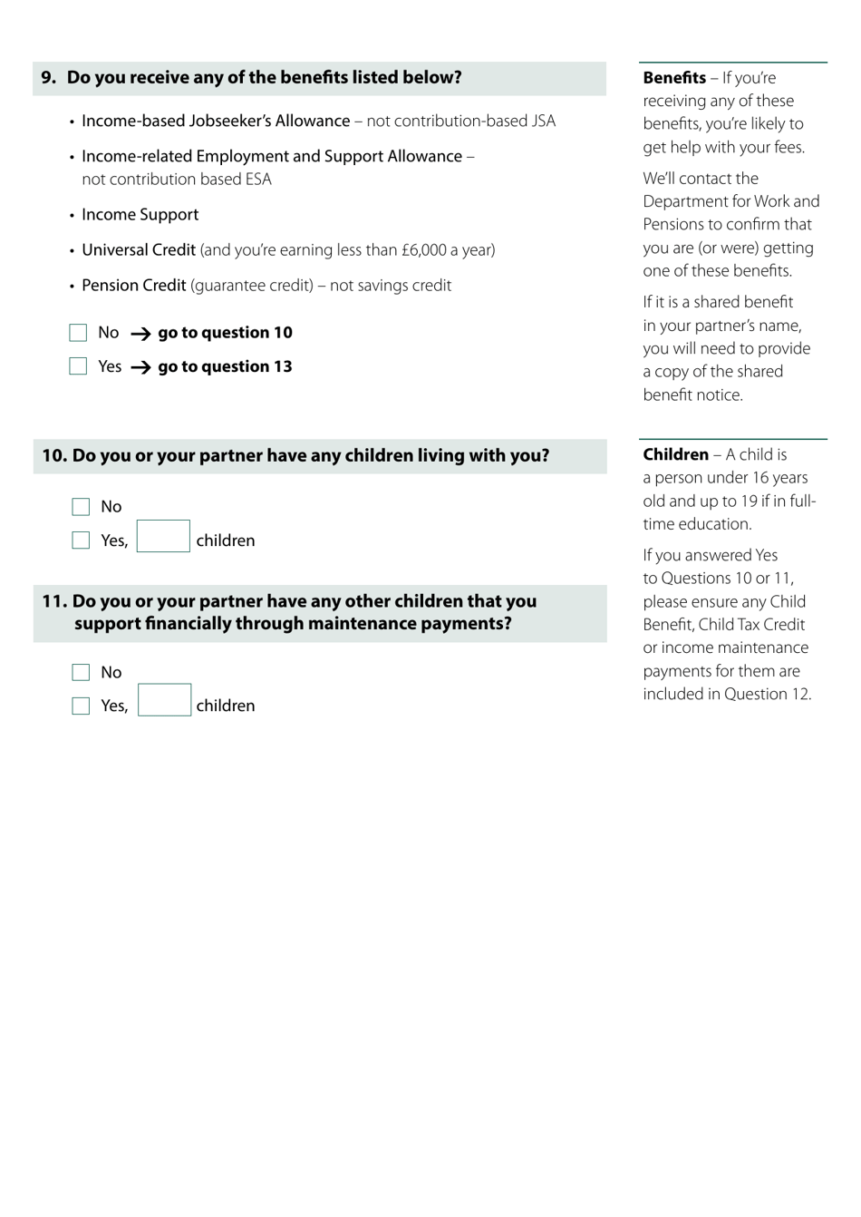 Form EX160 Apply for Help With Court and Tribunal Fees - United Kingdom, Page 3